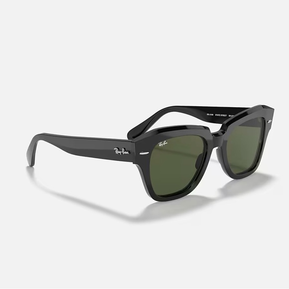 Ray-Ban State Street Sunglasses in Black NWT - Picture 6 of 12